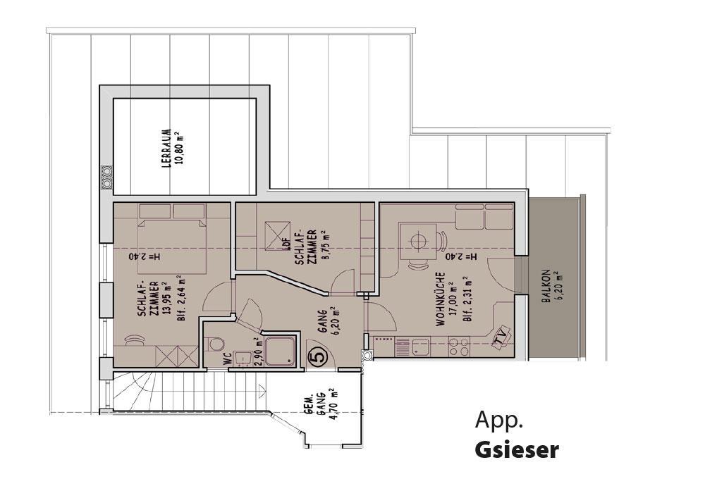 Apartamento Burgerhof Santa Maddalena in Casies